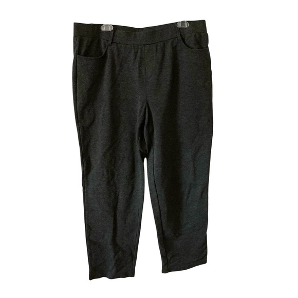 intro. Pants - Intro.‎ Medium Grey Straight Leg Stretch Woman Pants
